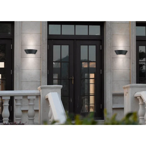 APPLIQUE LED ALL'ESTERNO 2 W + 5,5 W 3000K ANTRACITE IP54 APRICOT