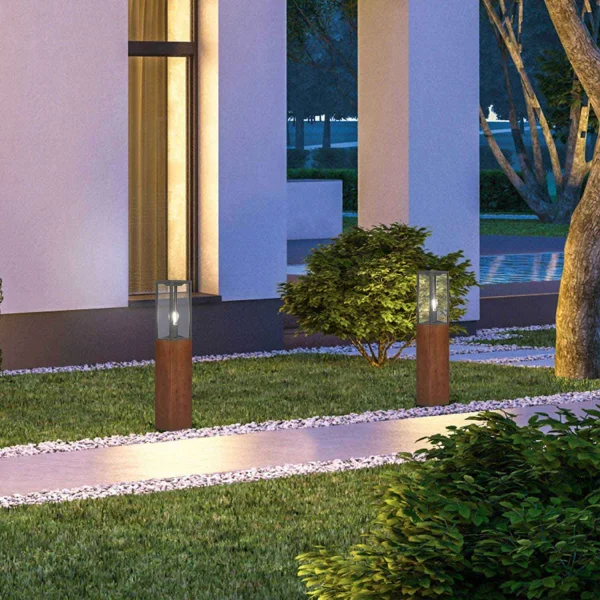 BALIZA EXTERIOR 80 CM E27 IP44 OSIER