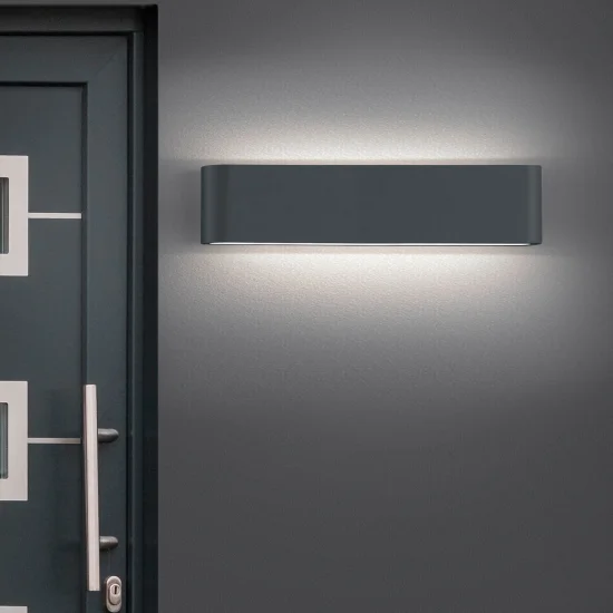 APPLY EXTERIOR LED TUERIS 2x8W 3000K ANTRACITA