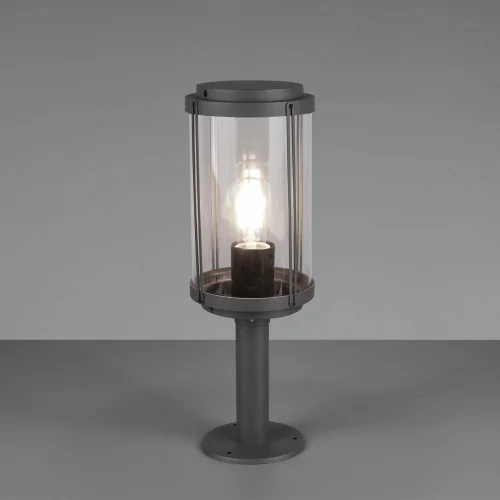 LANTERNA ESTERNA 40 CM E27 IP44 ANTRACITE TRILLIUM