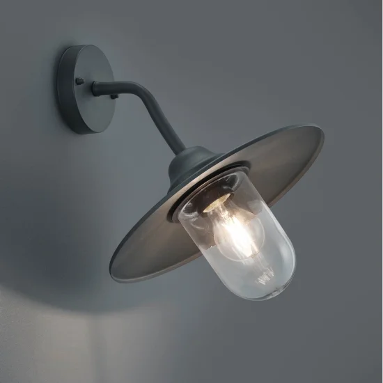 APLIQUE EXTERIOR E27 IP44 ANTRACITA TULSI 2