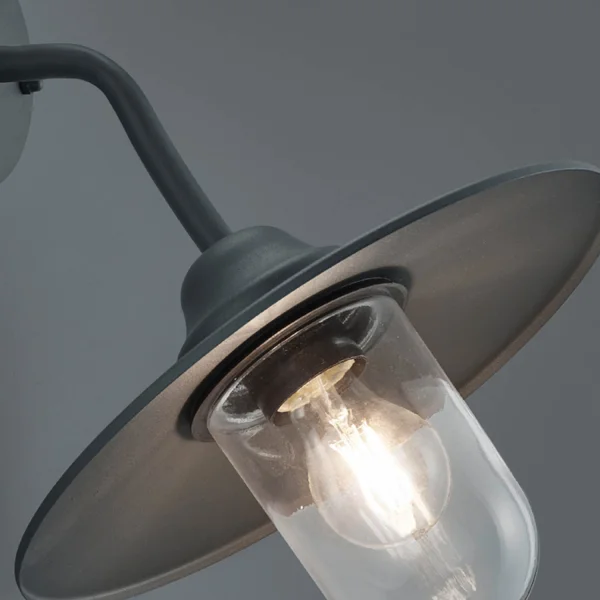 APLIQUE EXTERIOR E27 IP44 ANTRACITA TULSI