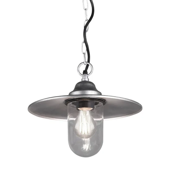 LÁMPARA COLGANTE EXTERIOR E27 IP44 ZINC TULSI