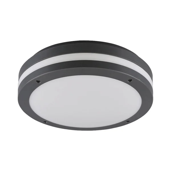 PLAFÓN EXTERIOR LED 12 W 3000K ANTRACITA OSAGE