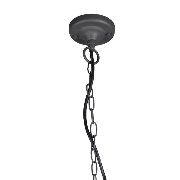 LÁMPARA COLGANTE EXTERIOR E27 IP44 ANTRACITA TULSI