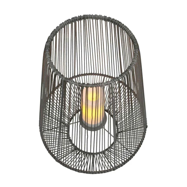 FAROL DE EXTERIOR SMD LED 2 W SOLAR 51 CM NEGRO RIVER