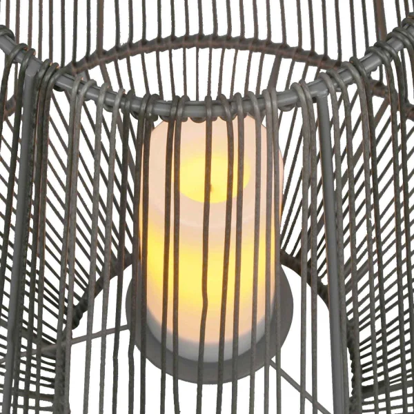 FAROL DE EXTERIOR SMD LED 2 W SOLAR 51 CM NEGRO RIVER