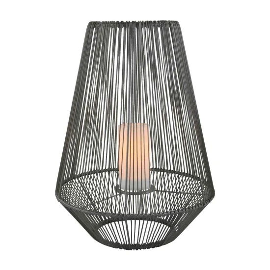 FAROL DE EXTERIOR SMD LED 2 W SOLAR 51 CM NEGRO RIVER