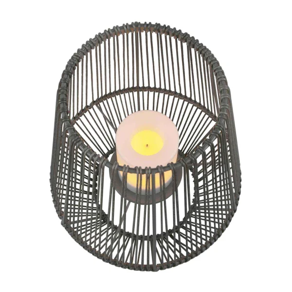 FAROL DE EXTERIOR SMD LED 2 W SOLAR 30 CM NEGRO RIVER