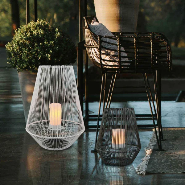 FAROL DE EXTERIOR SMD LED 2 W SOLAR 30 CM NEGRO RIVER