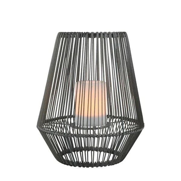 FAROL DE EXTERIOR SMD LED 2 W SOLAR 30 CM NEGRO RIVER