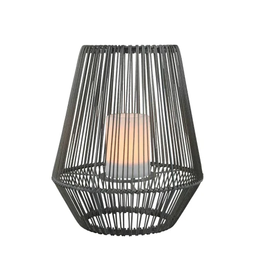 FAROL DE EXTERIOR SMD LED 2 W SOLAR 30 CM NEGRO RIVER