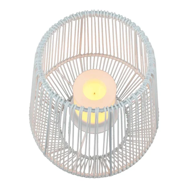 FAROL DE EXTERIOR SMD LED 2 W SOLAR 30 CM BLANCO RIVER