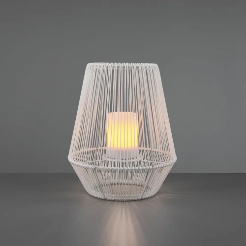 FAROL DE EXTERIOR SMD LED 2 W SOLAR 30 CM BLANCO RIVER