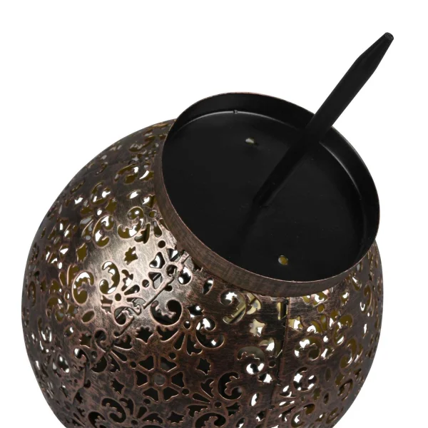 FAROL DE EXTERIOR SOLAR COBRE ANTIGUO CANEK