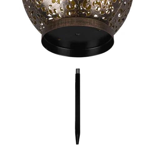 FAROL DE EXTERIOR SOLAR COBRE ANTIGUO CANEK