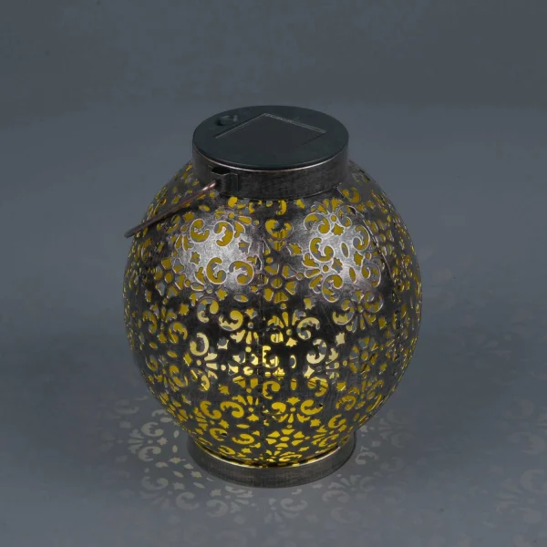 FAROL DE EXTERIOR SOLAR COBRE ANTIGUO CANEK