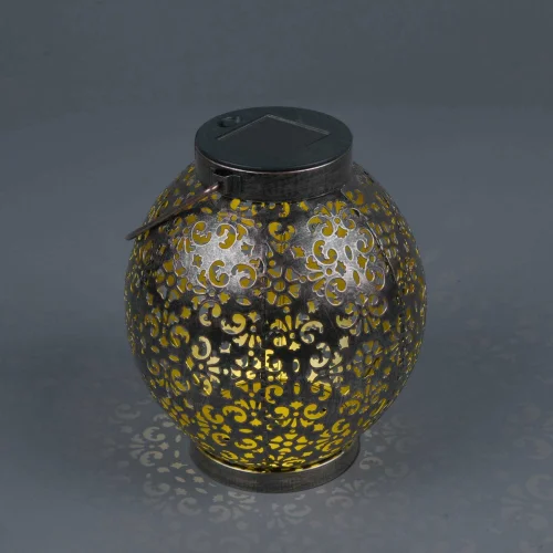 FAROL DE EXTERIOR SOLAR COBRE ANTIGUO CANEK