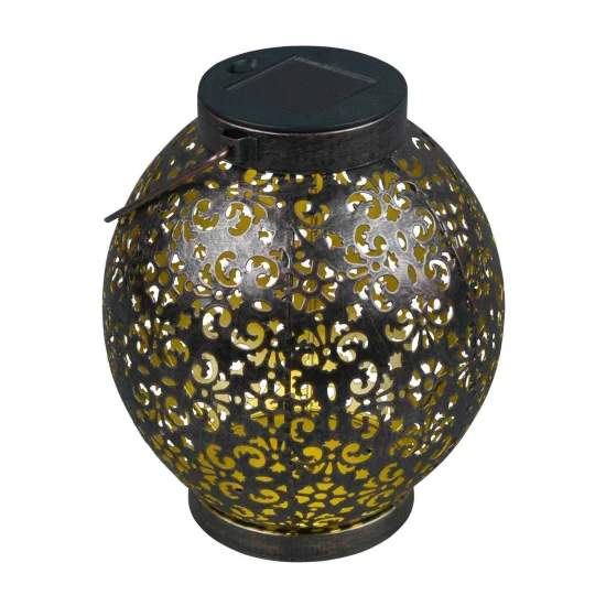 FAROL DE EXTERIOR SOLAR COBRE ANTIGUO CANEK