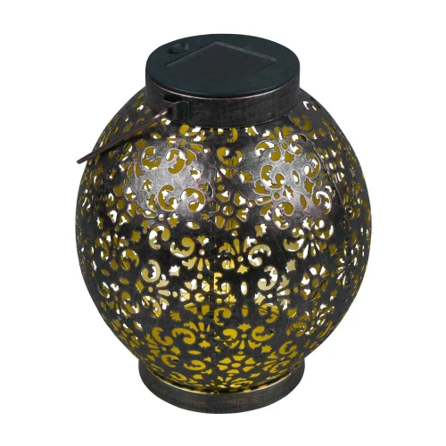 FAROL DE EXTERIOR SOLAR COBRE ANTIGUO CANEK