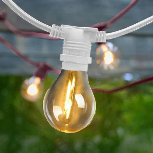 GHIRLANDA SOLARE + BATTERIA RICARICABILE CAVO BIANCO ALLEGRA NEWGARDEN