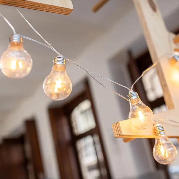 GHIRLANDA DI CAVI TRASPARENTI STELLA NEWGARDEN