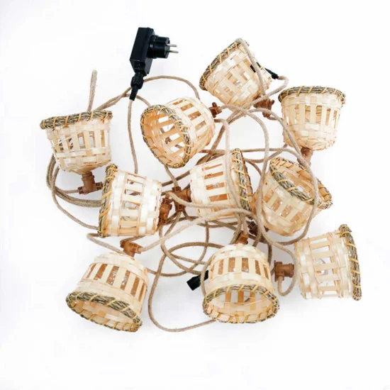 GHIRLANDA DI CAVI DI JUTA AURORA NEWGARDEN 2