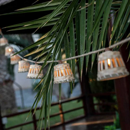 GHIRLANDA DI CAVI DI JUTA AURORA NEWGARDEN