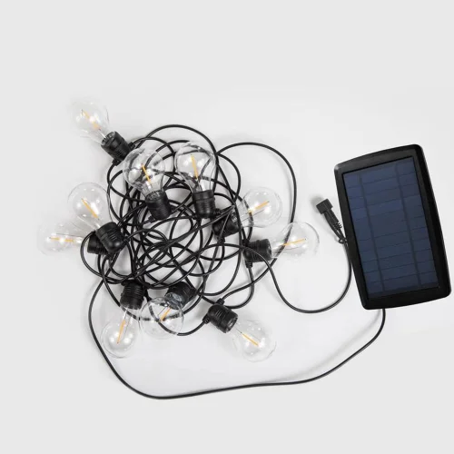 GUIRNALDA SOLAR + BATTERY CABLE NEGRO ALLEGRA NEWGARDEN