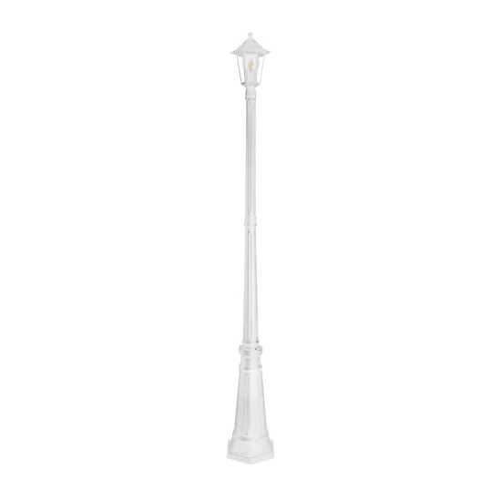 LAMPADA BIANCA ESAGONALE ESTERNA DEL PIEDE