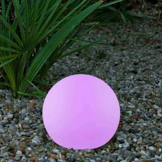 LAMPADA ESTERNA SFERICA SOLARE BULY 20 + BATTERIA RICARICABILE + RGB GALLEGGIANTE