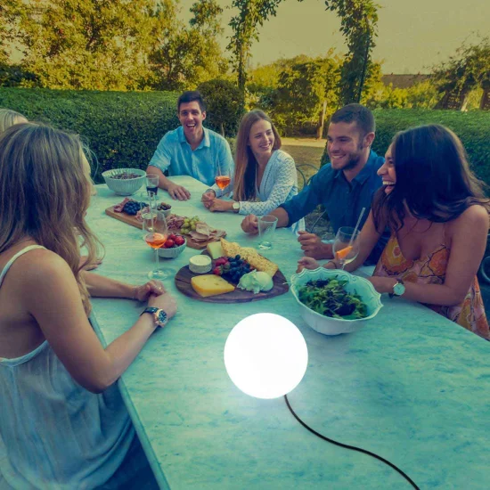 LAMPADA ESTERNA SFERICA BULY 40 CAVO LUCE FREDDA 2