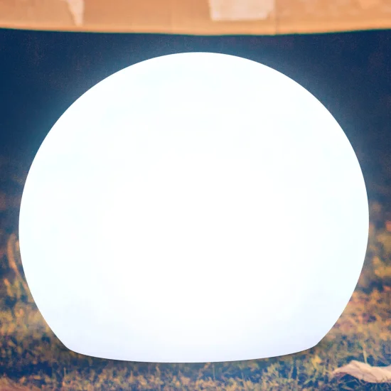 LAMPADA SOLARE SFERICA ESTERNA BULY 60 + RGB + BATTERIA RICARICABILE