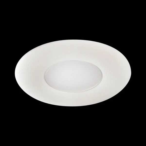 FARETTO DA INCASSO Ø 9 CM ALLUMINIO LAVORATO BIANCO GU10