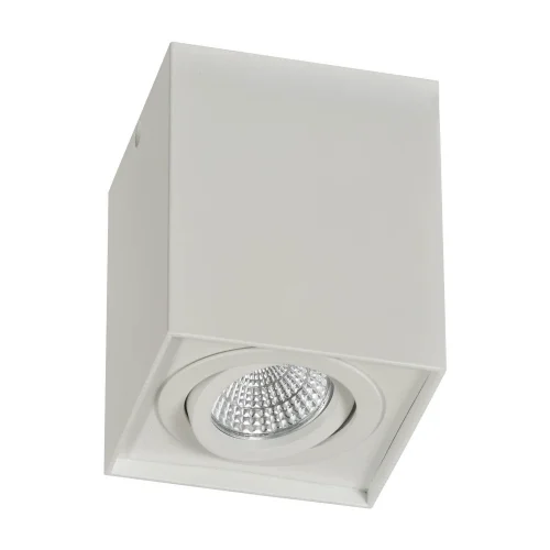 FARETTO A SUPERFICIE INCLINATA BIANCO GU10 QUADRATO