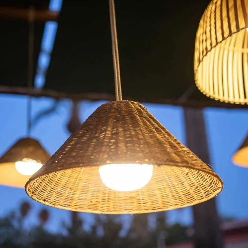 LÁMPARA COLGANTE EXTERIOR SIN CABLE CALOBRA 20 BATTERY HANG