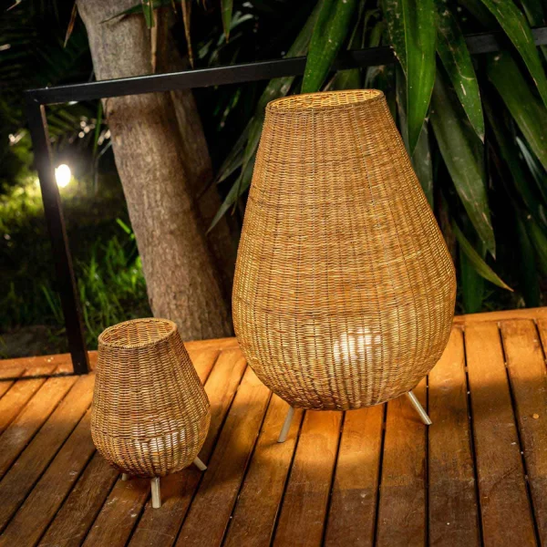 LÁMPARA DE PIE EXTERIOR SIN CABLE PORTÁTIL SAONA 70 BATERÍA RECARGABLE