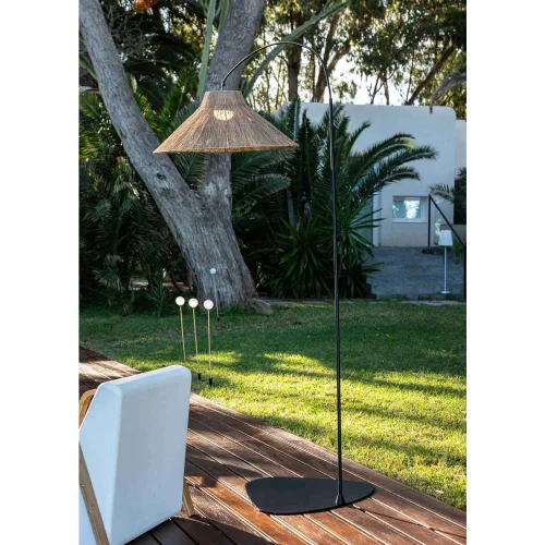 LAMPADA DA TERRA AD ARCO SENZA FILI NIZA BATTERIA RICARICABILE