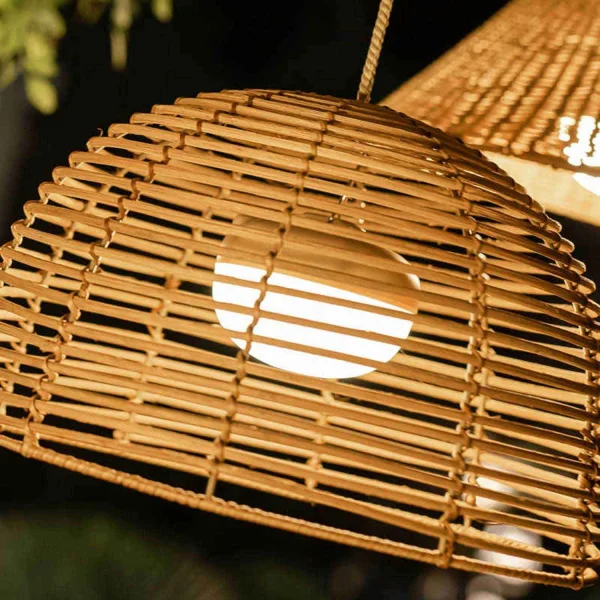LAMPADINA PORTATILE 9W RICARICABILE BEIGE CHERRY