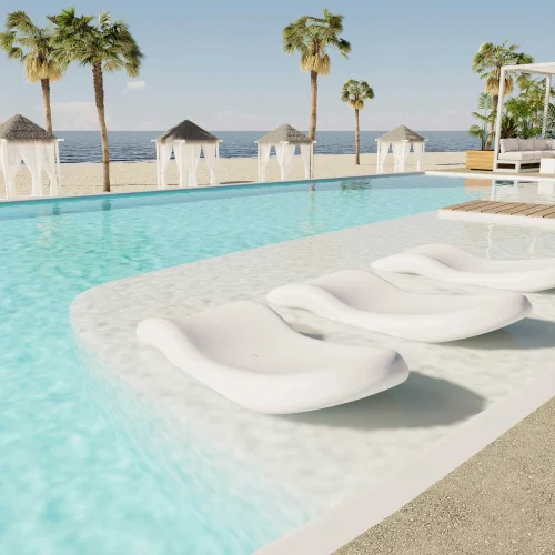 ACAI TAVOLO ESTERNO BIANCO 60