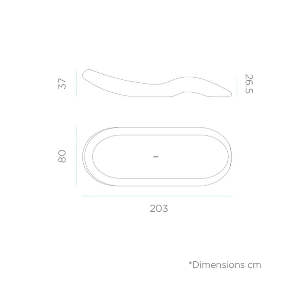 ACAI TAVOLO ESTERNO BIANCO 60