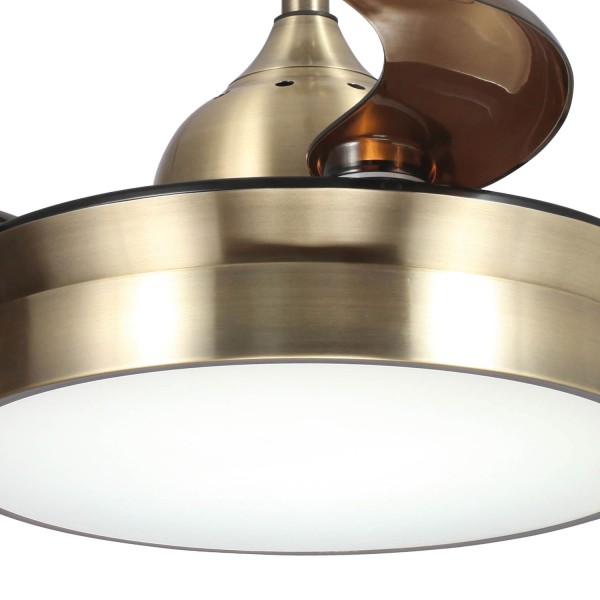 VENTILATORE DA SOFFITTO LED RICHMOND PIEGHEVOLE REGOLABILE