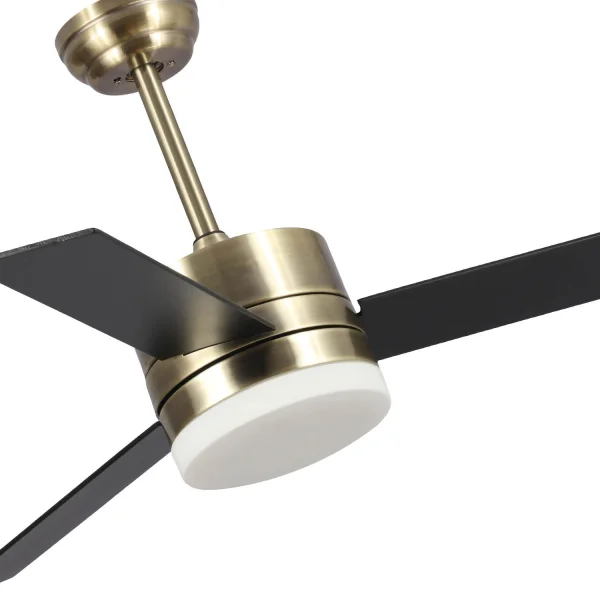 VENTILATORE DA SOFFITTO LED LORENZO 16W PELLE