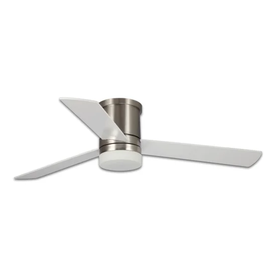 VENTILATORE DA SOFFITTO 18 W REGOLABILE NICHEL SATINATO NAYSA
