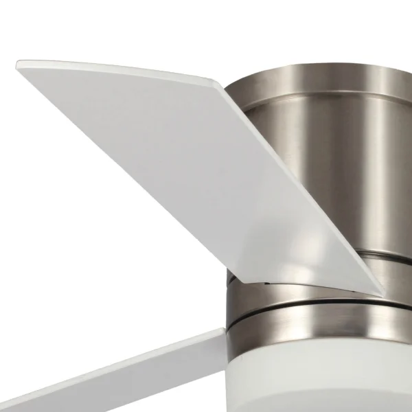 VENTILATORE DA SOFFITTO 18 W REGOLABILE NICHEL SATINATO NAYSA