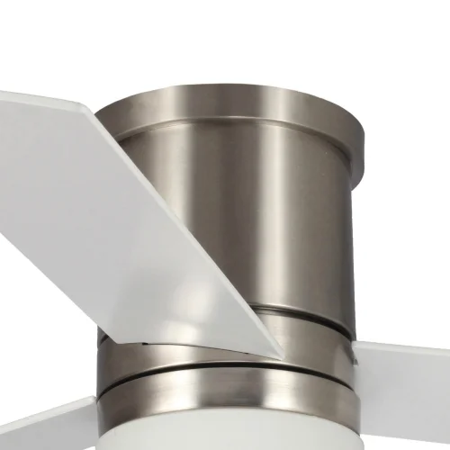 VENTILATORE DA SOFFITTO 18 W REGOLABILE NICHEL SATINATO NAYSA