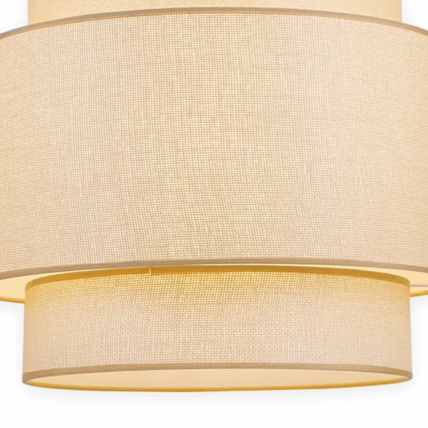 LAMPADA DA SOFFITTO Ø 50 CM x 155 CM RATTAN E27 SAMANTHA
