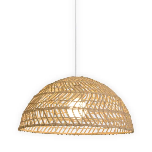 LAMPADA DA SOFFITTO IN RATTAN GRANDE E27 WIKOLIA