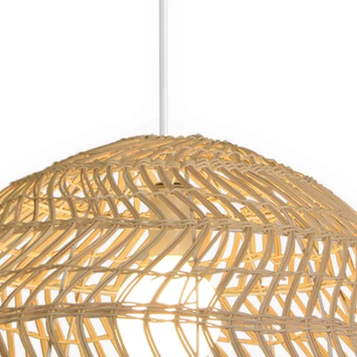 LAMPADA DA SOFFITTO IN RATTAN GRANDE E27 WIKOLIA