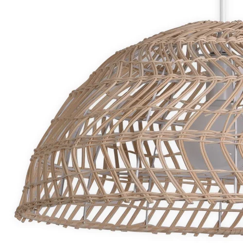 LAMPADA DA SOFFITTO IN RATTAN GRANDE E27 WIKOLIA